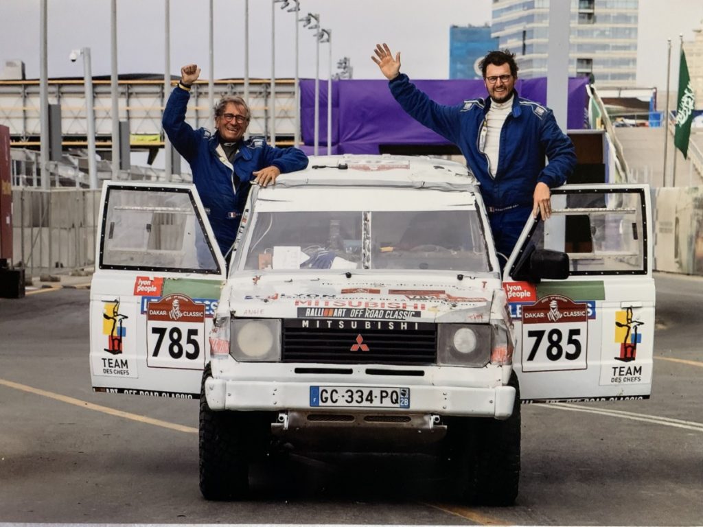 Jean-Paul Lacombe sur la route du Dakar