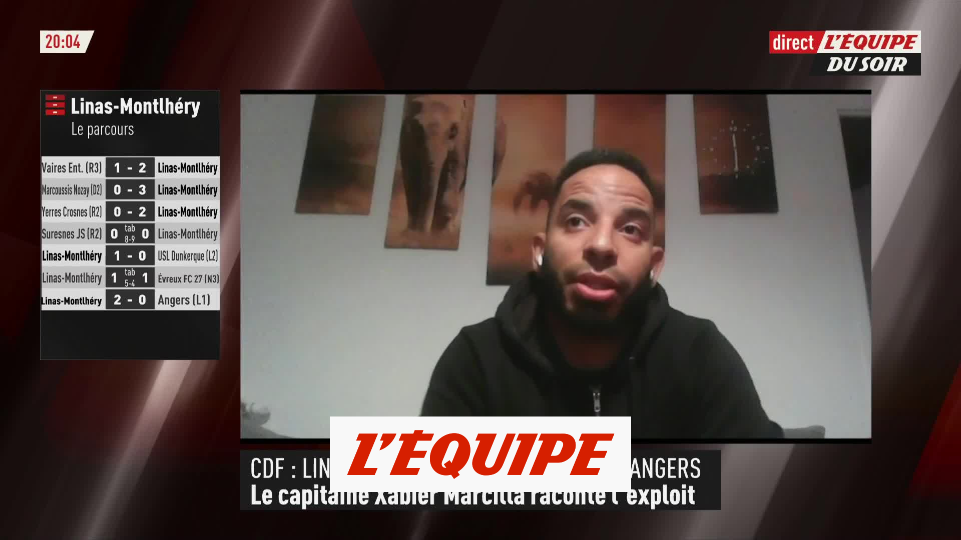 Vimeo Marcilla : «Beaucoup de coeur, d'envie et de grinta» - Foot - Coupe - Linas-Montlhéry