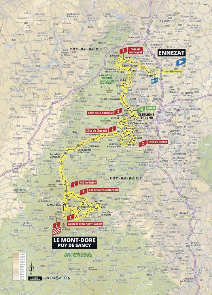 Pinterest: Tour de France 2025 étape 10, Ennezat => Le Mont-Dore Puy De Sancy(circuit montlhery 21 septembre)