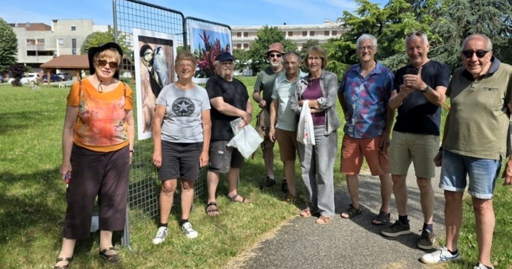 Rives. Une expo photos précède les voitures anciennes dans le parc des Ehpad (Selon les médias.)