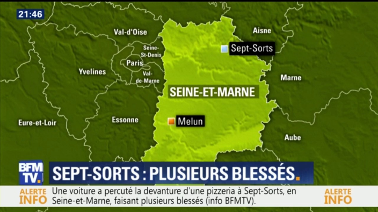 Vimeo Une voiture fonce d&eacute;lib&eacute;r&eacute;ment dans une pizzeria et fait plusieurs bless&eacute;s &agrave; Sept-Sorts, en Seine-et-Marne