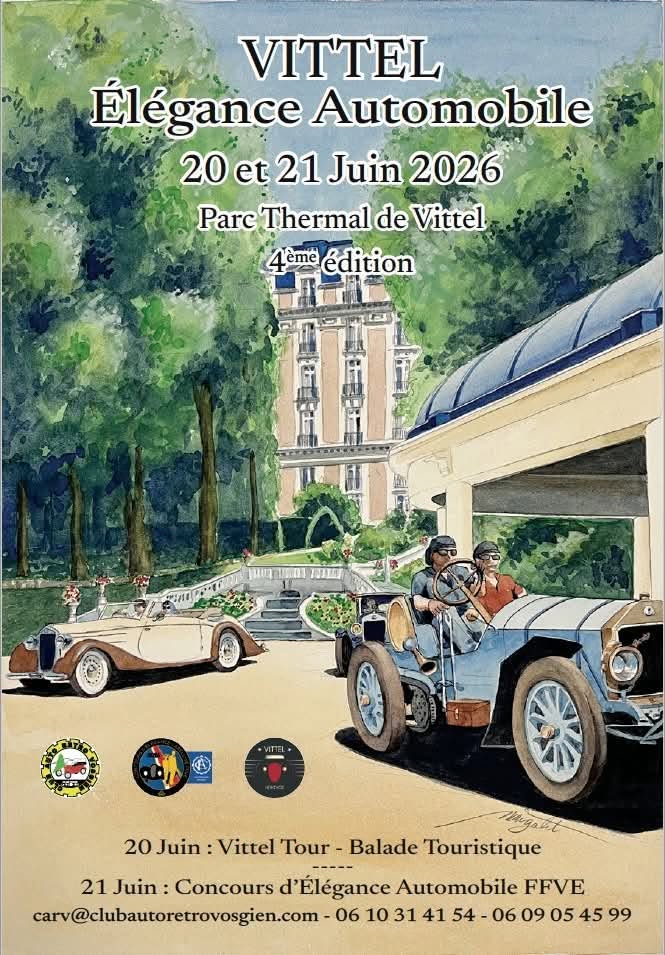 Selon la presse: Vittel : un week-end d’exception au rythme des voitures anciennes