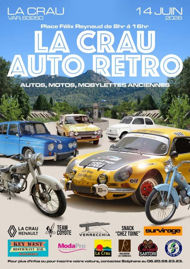 voitures anciennes, motos vintage et belles mécaniques ce dimanche (Vu dans la presse.)