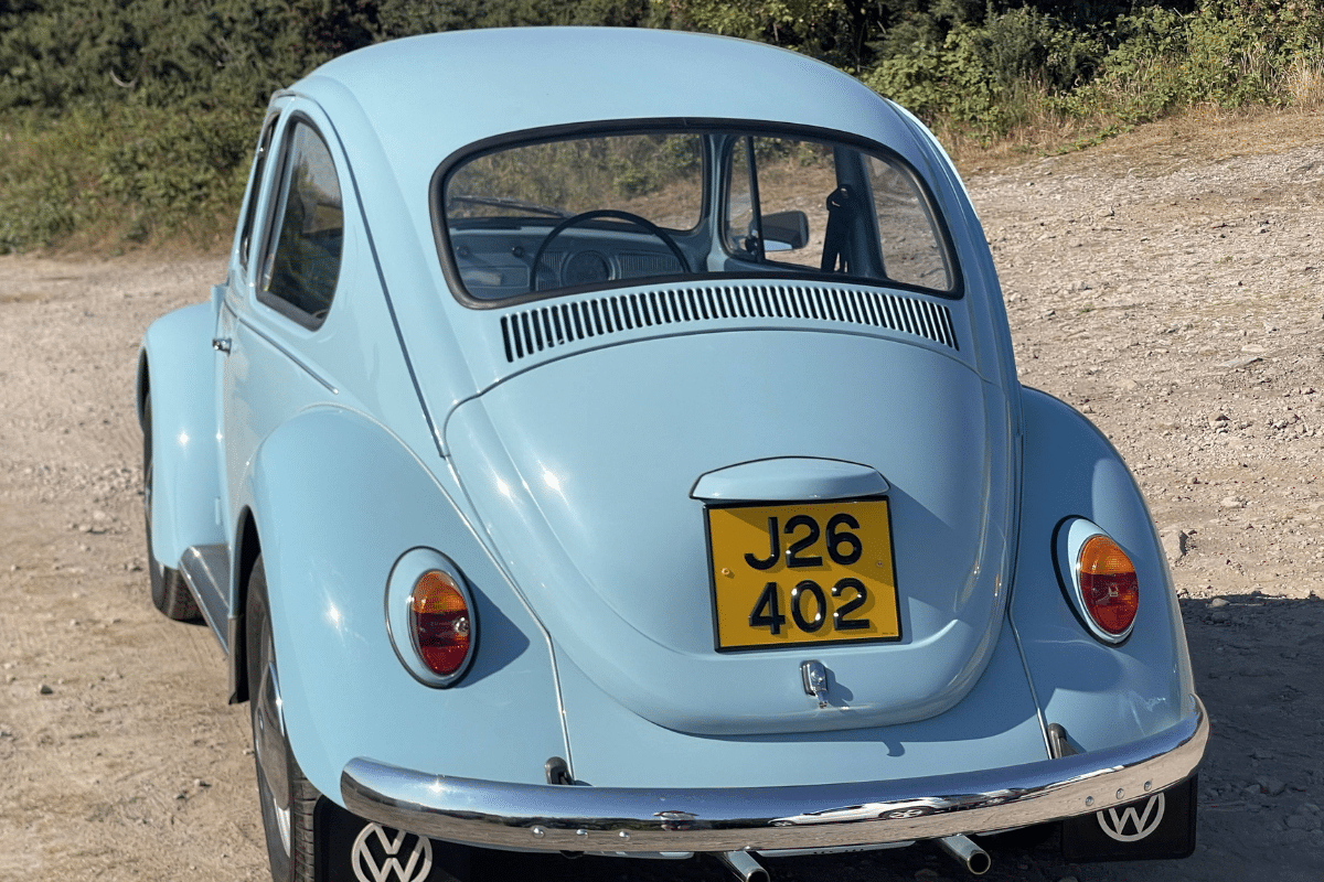 1971 Volkswagen Beetle 1200 vue arrière