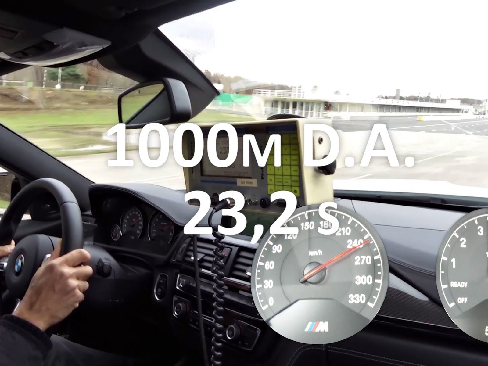 Vimeo 1000 m départ arrêté en BMW M3