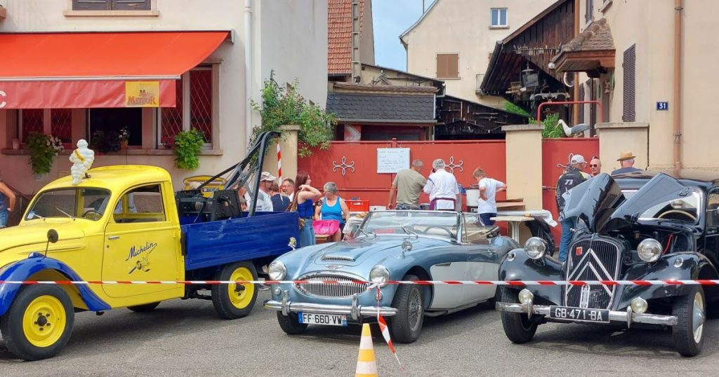 Info: Bennwihr. De belles voitures anciennes pour célébrer le 14-Juillet