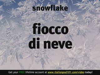 Vimeo Learn Italian - Italian Winter Vocabulary