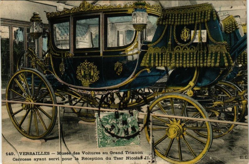 Pinterest Versailles - Mus&eacute;e des Vuitures au Grand Trianon - Carosse ayand &agrave; Versailles (Yvelines).