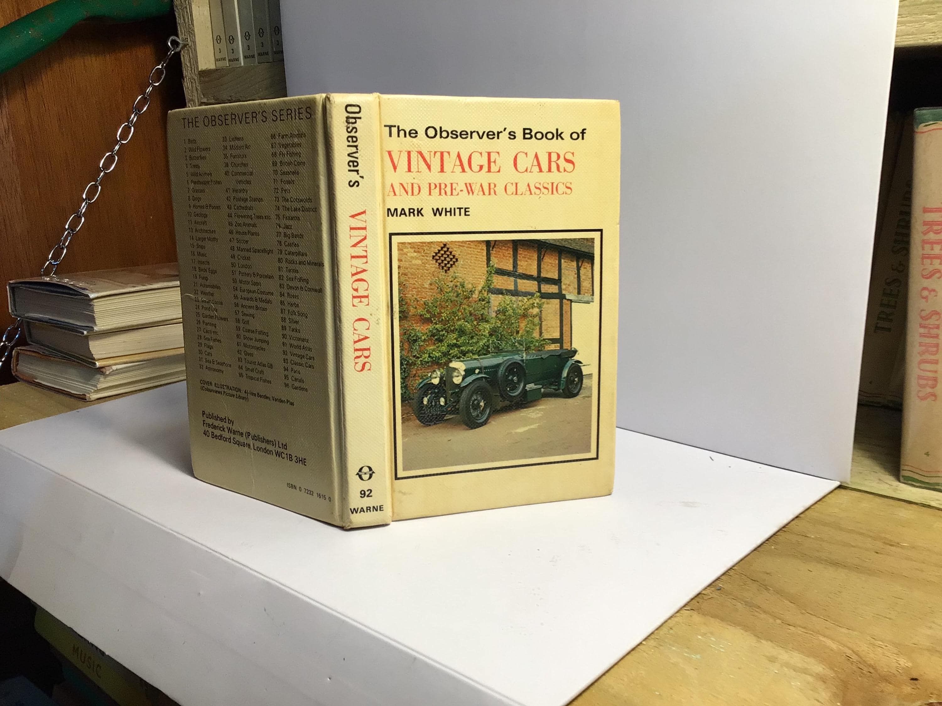 Pinterest Carnet d'observateurs de voitures anciennes 1ère édition 1982