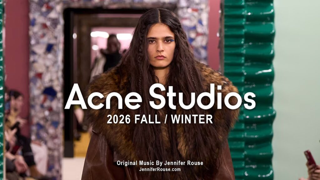 (Clamart): ACNE STUDIOS 2026 Fall/Winter Fashion Show – Paris Fashion Week – Original Music By Jennifer Rouse