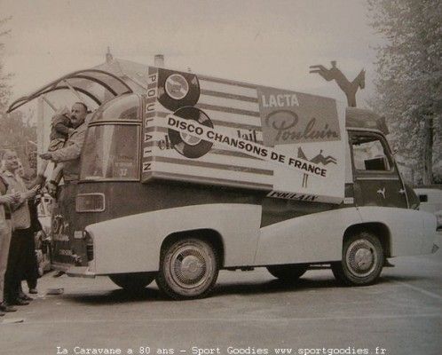 Pinterest La caravane du Tour de France a 80 ans : 70 - Chocolats Poulain. - Le Tour de France miniature et sa caravane