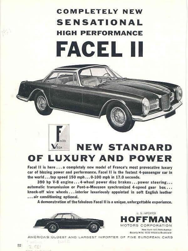 Pinterest [Topic officiel] Mythiques Facel-Vega - Page 230 - Apr&egrave;s guerre (1945-1971) - Anciennes - Forum Voitures de Collection