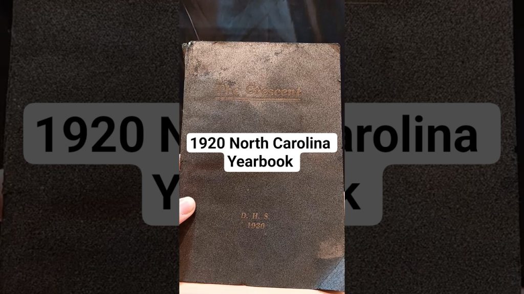 Antique 1920 Small Town Yearbook Dover NC #estatesale #antique #yearbook #vintage #books – Livre voitures anciennes, sur Youtube