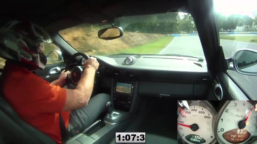 Porsche 911 Turbo S, 530 ch. (Essai chrono) (circuit montlhery 100 ans)