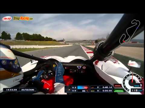 Caméra embarquée avec François Hériau sur le circuit Barcelona-Catalunya (Youtube)