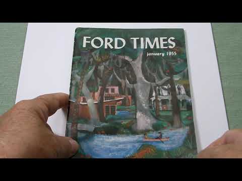 Youtube: 1955 January Ford Times Stories(Livre voitures anciennes)