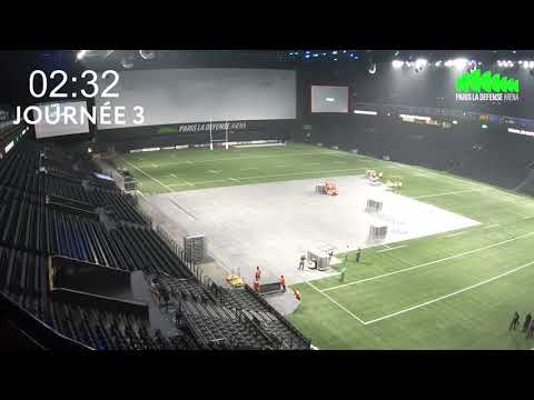 (nanterre arena): Vidéo accélérée : les changements de configuration express à Paris La Défense Arena !