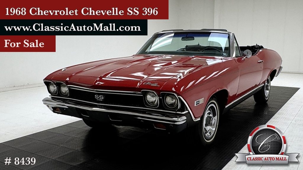 1968 Chevrolet Chevelle SS 396 Convertible &ndash; Sold &ndash; Consignments at Classic Auto Mall, Morgantown PA (Voitures anciennes &agrave; vendre)