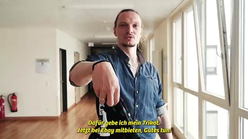 Trikotversteigerung f&uuml;r Lina (Dailymotion)