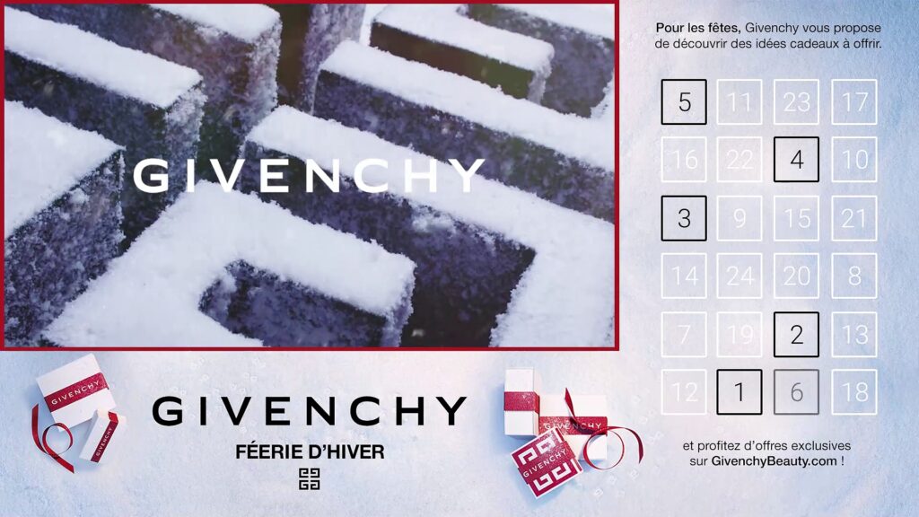 Dailymotion (circuit montlhery calendrier): Givenchy &ndash; Calendrier de l&rsquo;avent