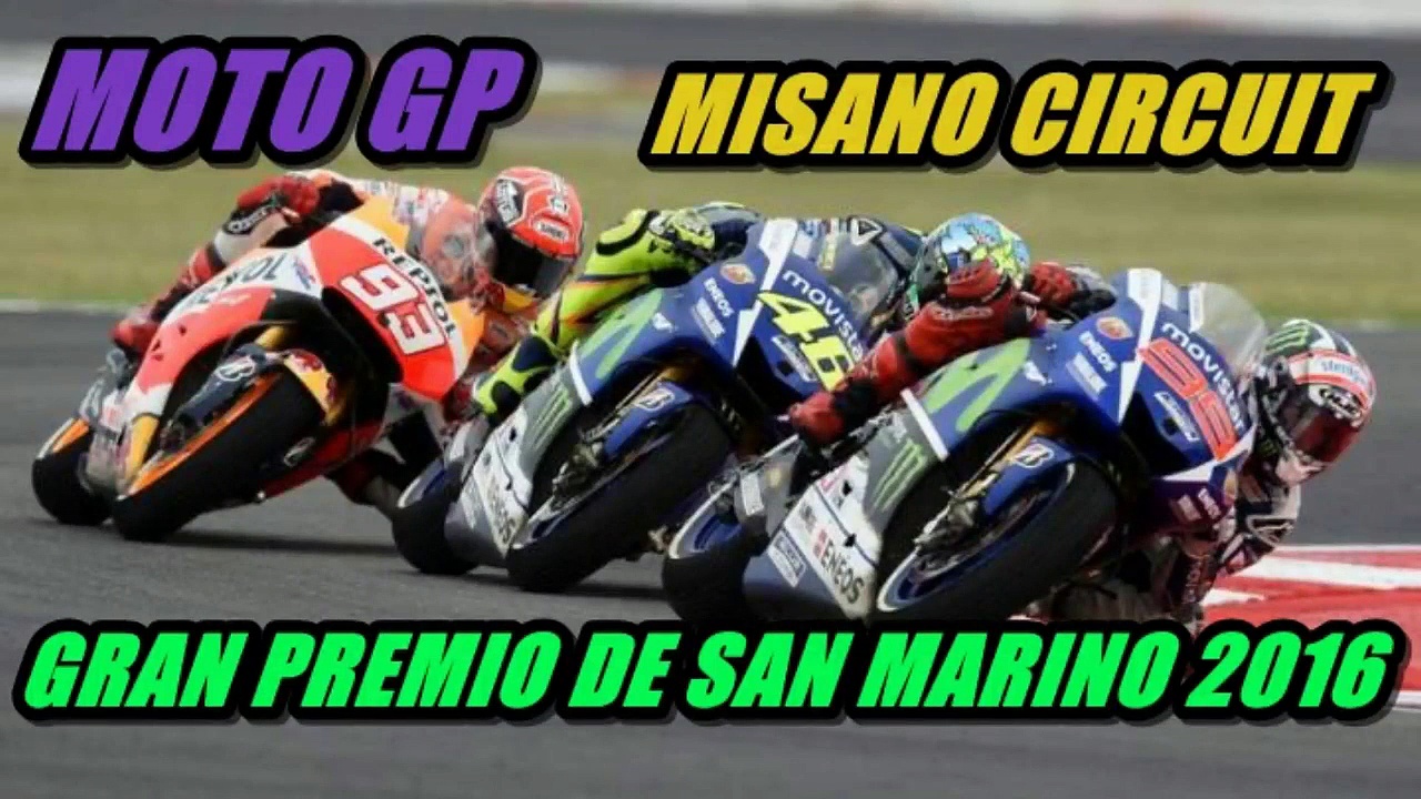 Vimeo MOTO GP - GRAN PREMIO DE SAN MARINO 2016 - MISANO CIRCUIT - PODIUM MUNDIAL AND HIGHLIGHTS
