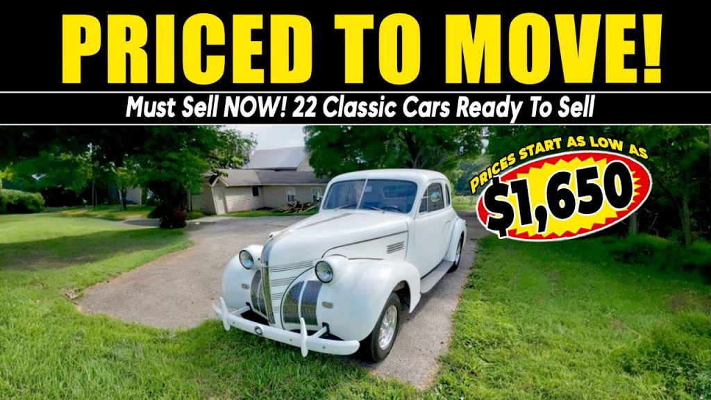 Must Sell Now! 22 Classic Cars For Sale by Owner – Must See Deals! – Voitures anciennes à vendre, sur Youtube