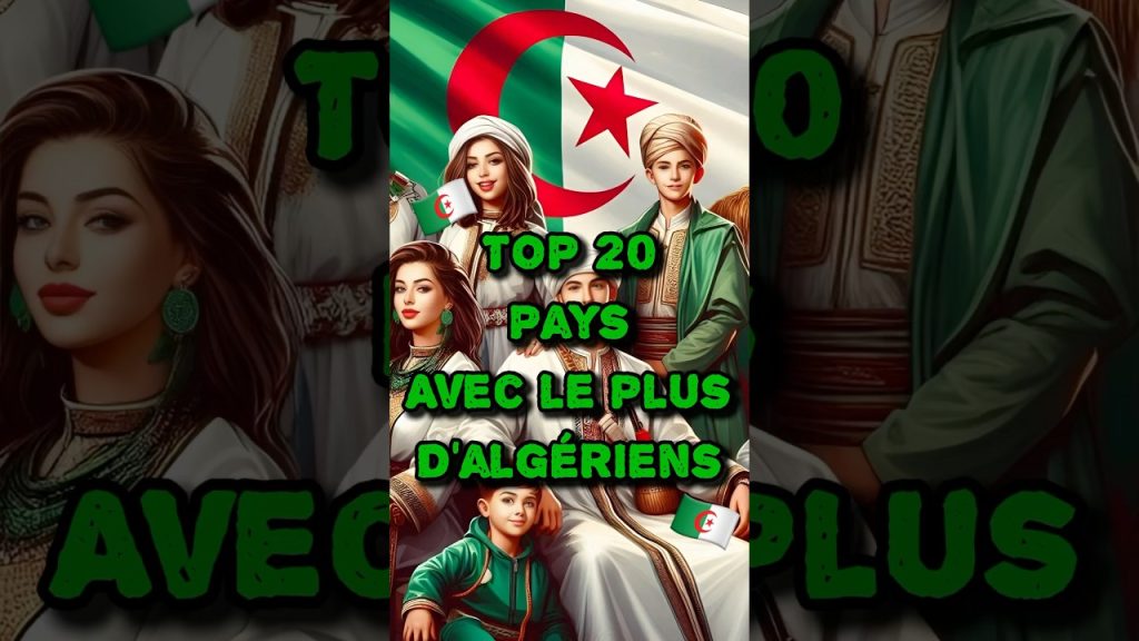 TOP 15 PAYS AVEC LE PLUS D’ ALGÉRIENS 🇩🇿#shorts #algérie #algérien #immigration (Livre voitures Anciennes françaises)