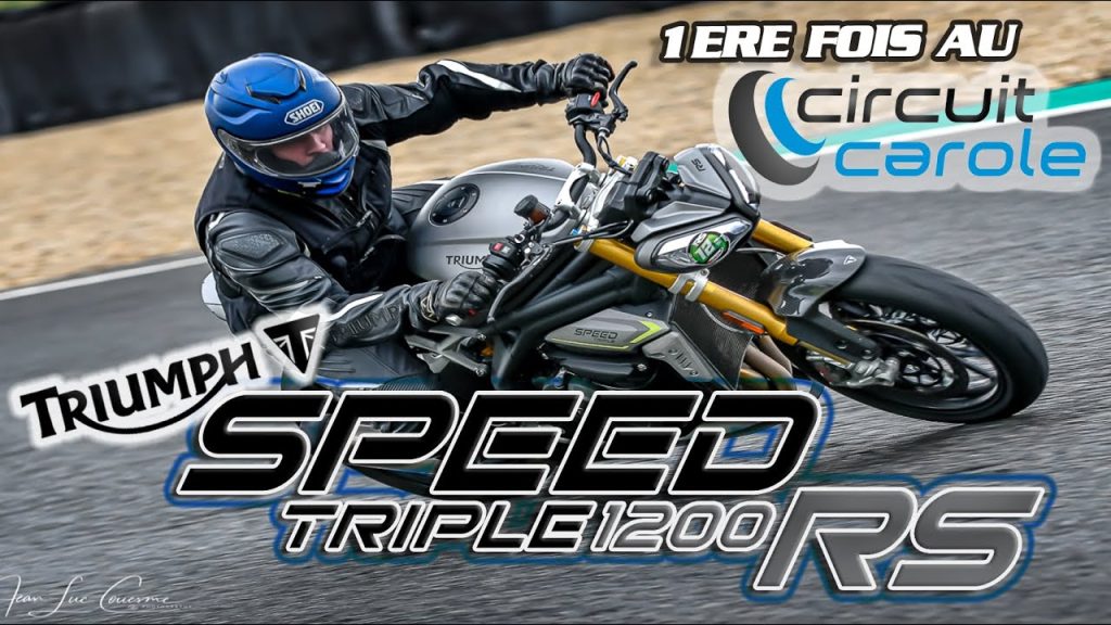 Youtube: MA PREMI&Egrave;RE FOIS &Agrave; CAROLE EN TRIUMPH SPEED TRIPLE 1200 RS(circuit montlhery moto)