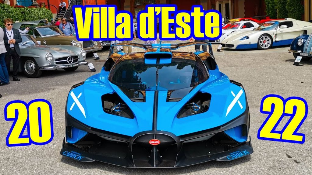 Youtube (Voitures anciennes chantilly): Concours d&rsquo;&eacute;l&eacute;gance de la Villa d&rsquo;Este 2022 ! Des Voitures Exceptionnelles sur un Site Exceptionnel
