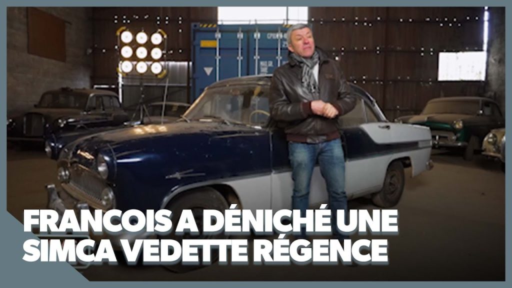 Youtube (Voitures anciennes versailles): Fran&ccedil;ois a d&eacute;nich&eacute; une Simca Vedette R&eacute;gence