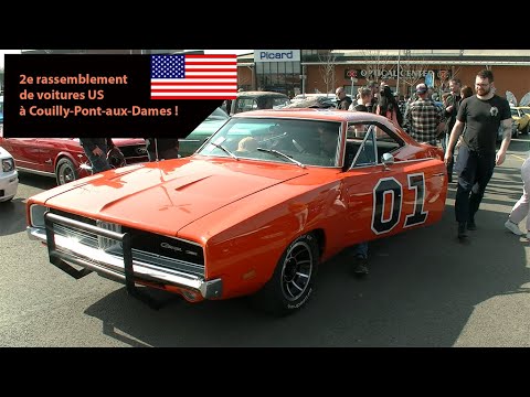 visite 2e rassemblement de voitures am&eacute;ricaines &agrave; Couilly-Pont-aux Dames (Youtube)